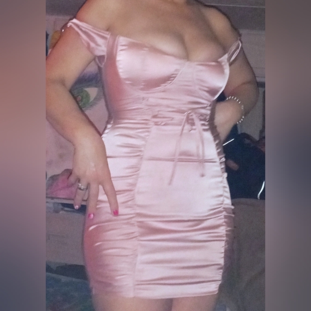 Fashion Nova corset micro mini dress